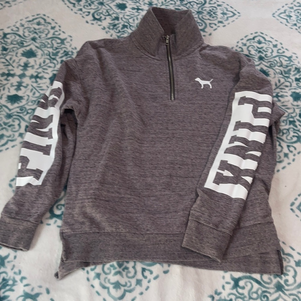 PINK Victoria’s Secret sweatshirt 1/4 zip